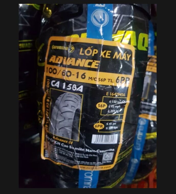Lốp/vỏ 100/80-16 trước sh/ sym shark lốp ko dùng săm hàng xuất khẩu..