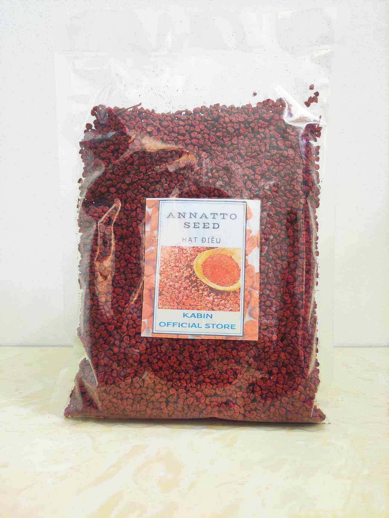 Hạt Điều Đỏ Hữu Cơ Tây Nguyên Kabin Food 1 Túi 500 Gram