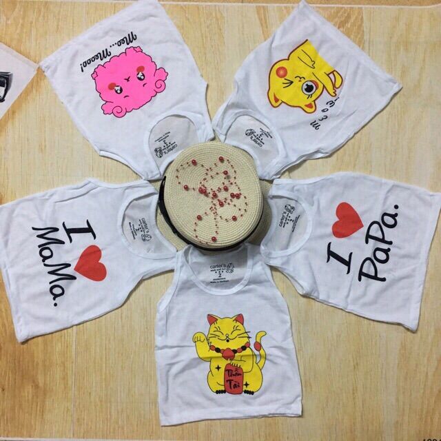 Combo 5 áo ba lỗ cho bé