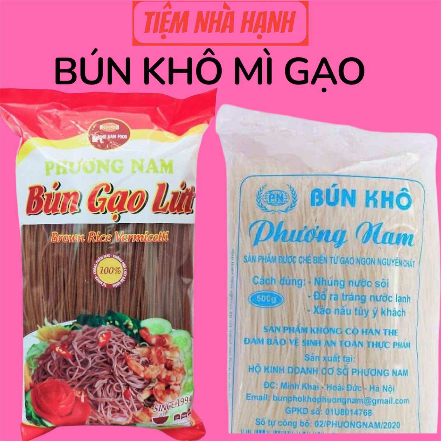 (1KG) Bún Khô Mì Gạo Phương Nam Nhà Làm