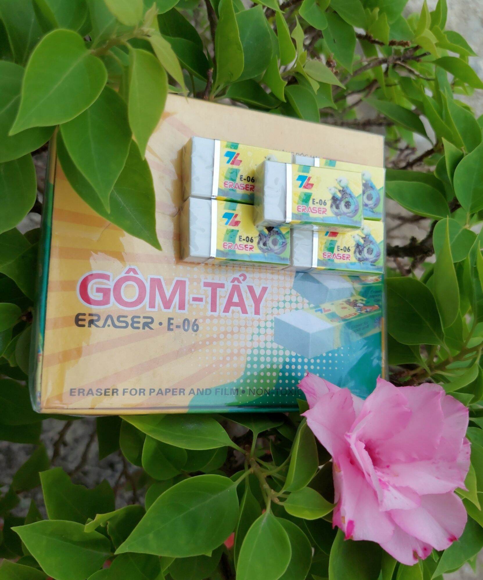 Set 5 Cục Gôm Bút Chì, Tẩy Bút Chì Thiên Long E06
