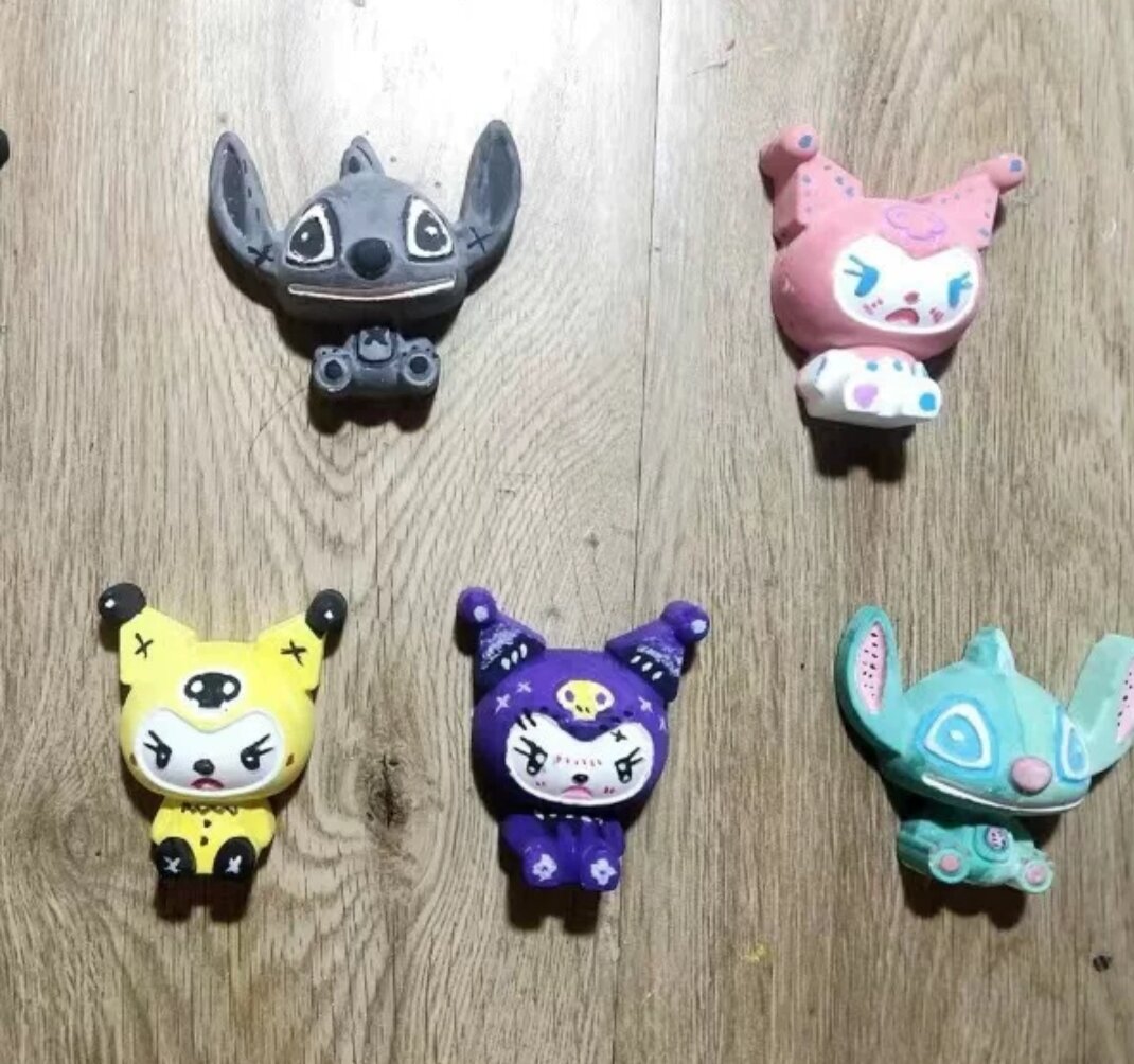 Combo 10 tượng thạch cao tô màu size mini cho bé (  giao ngẫu nhiên )