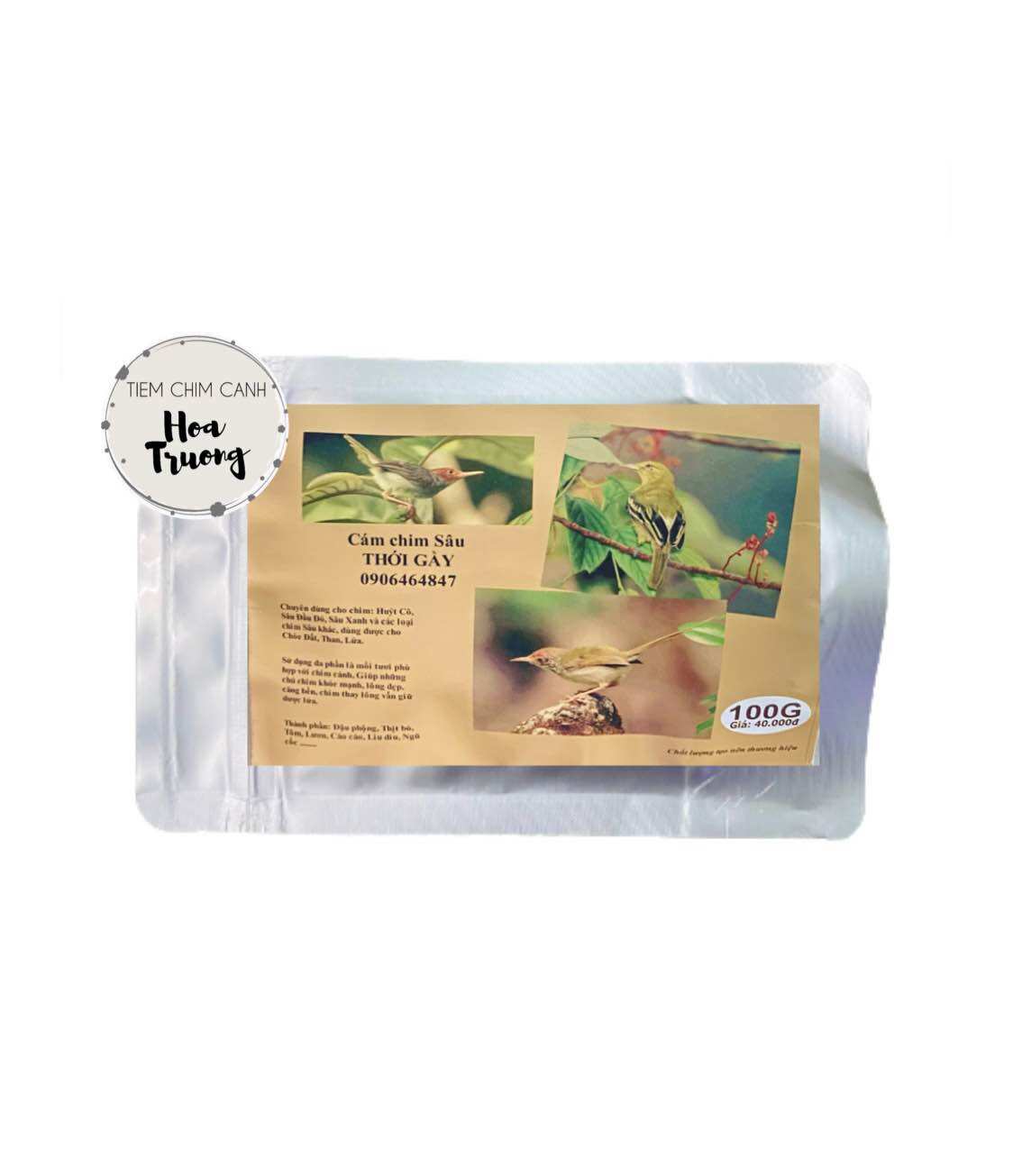Cám chim sâu thới gầy - 100gr/gói