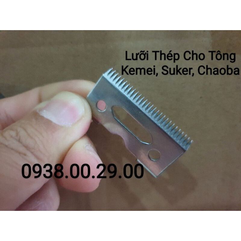 Lưỡi Thép Tông Đơ Cắt Tóc Kemei, Surker, Lưỡi Thép Thay Thế Cho Tông Đơ Cắt Tóc Các Loại.(Ảnh thật)