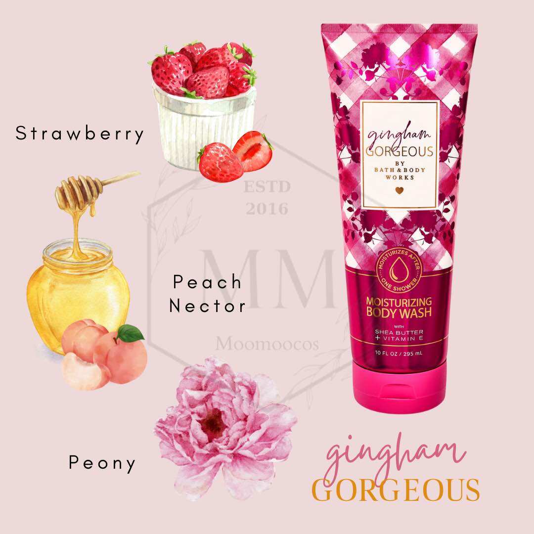 [Moomoocos] Gingham Gorgeous - Xịt thơm toàn thân Bath & Body Works Body Mist