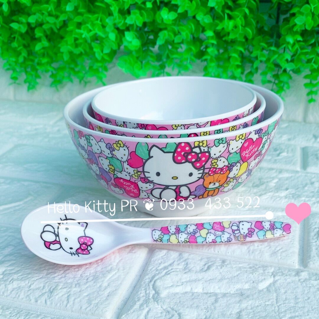 Tô chén Doremon Hello KittY
