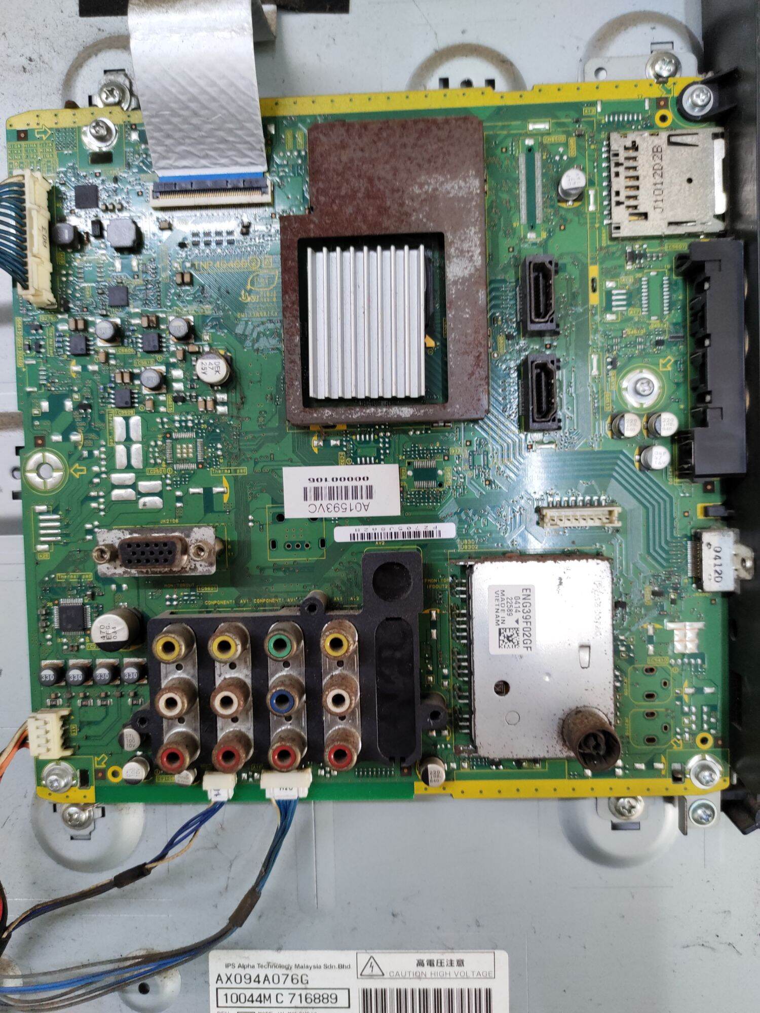 Board mạch, cáp, loa tivi Panasonic TH L37X20V