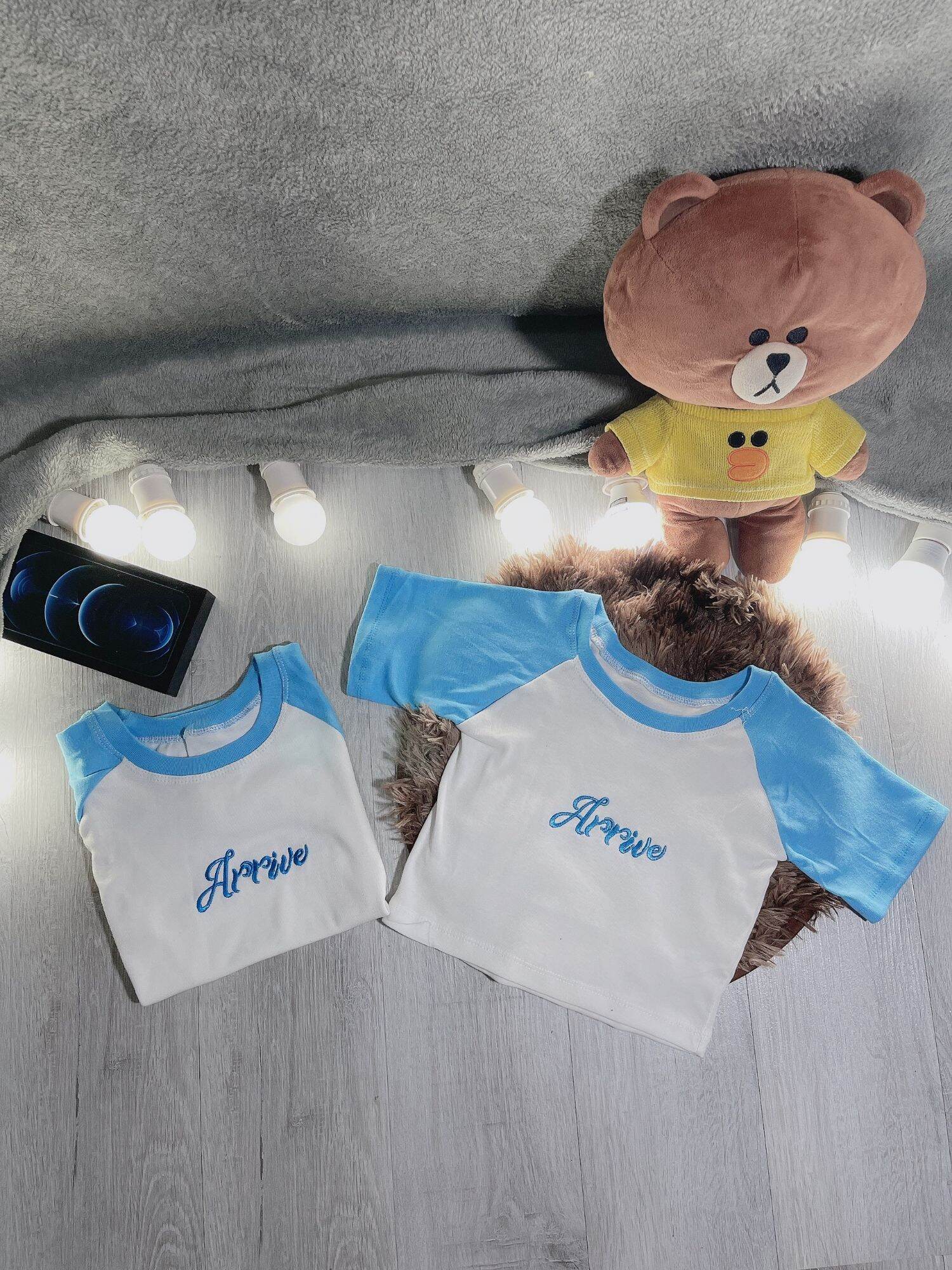 [HCM]Áo kiểu croptop thêu chữ