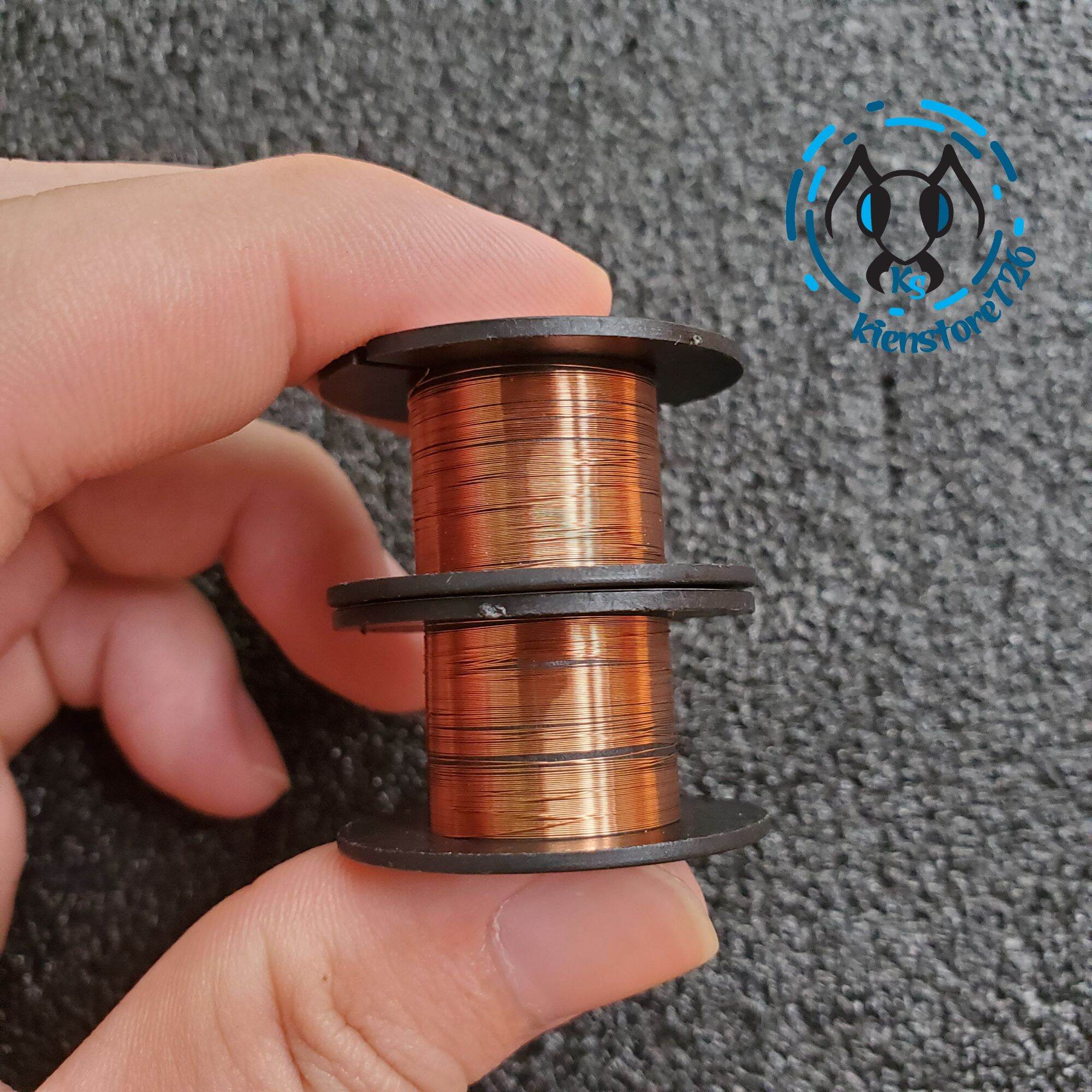 Dây đồng câu mạch 0.1mm (15k/2 cuộn) .kienstore726