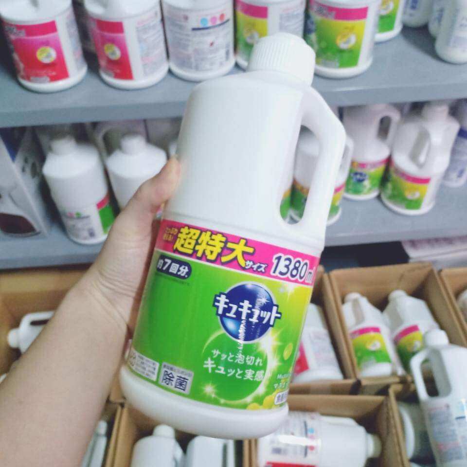Nước rửa bát Kao Nhật 1380ml đậm đặc