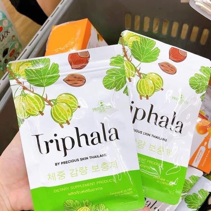 Triphala detox khử mở gói 30 viên