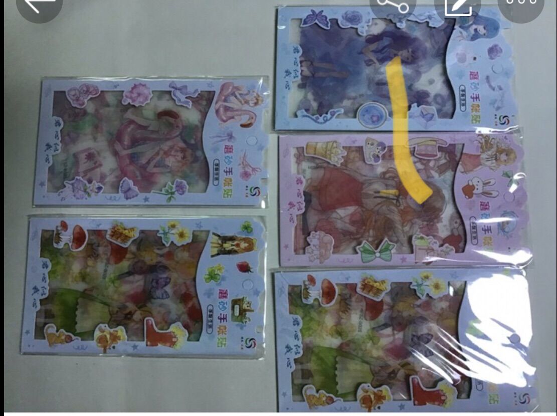 [HCM]Combo 5 xấp hình dán anime 3D