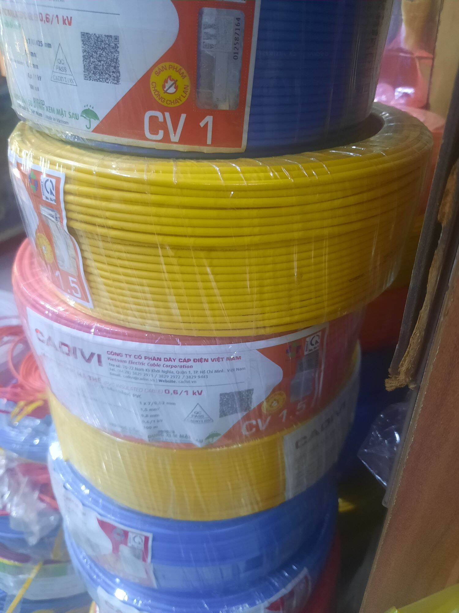 [ Bán lẻ theo mét] Dây điện đôi mềm Cadivi các cỡ.
