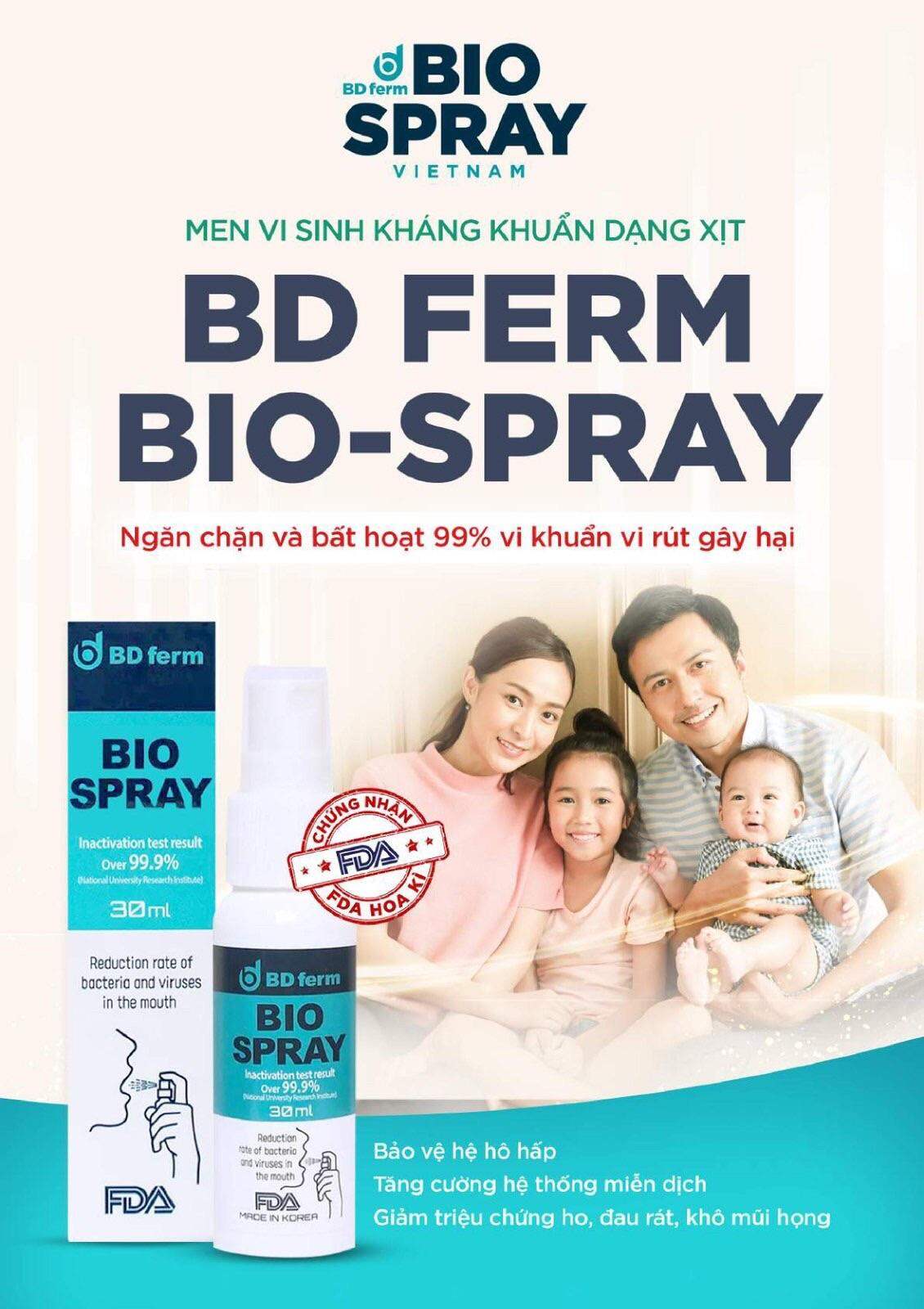 XỊT HỌNG BIO SPRAY XỊT HỌNG SÁT KHUẨN