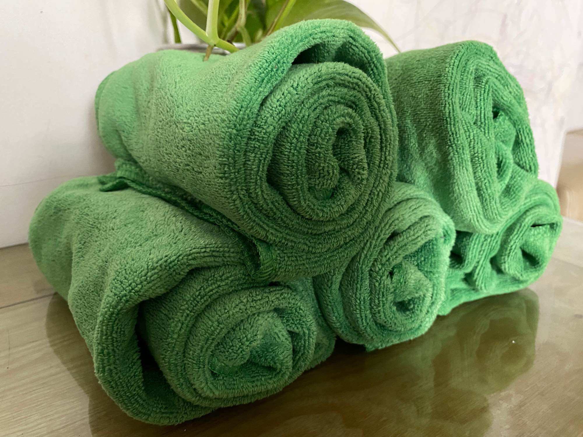 Khăn tắm 100% cotton mềm mịn thấm hút tốt 35x70cm
