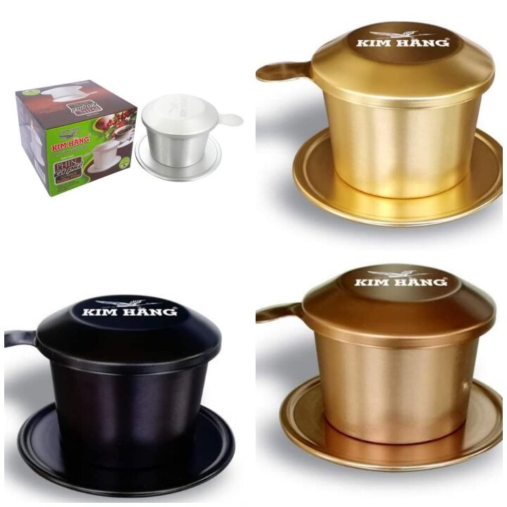 Phin cafe nhôm kim hằng chính hãng 4 màu