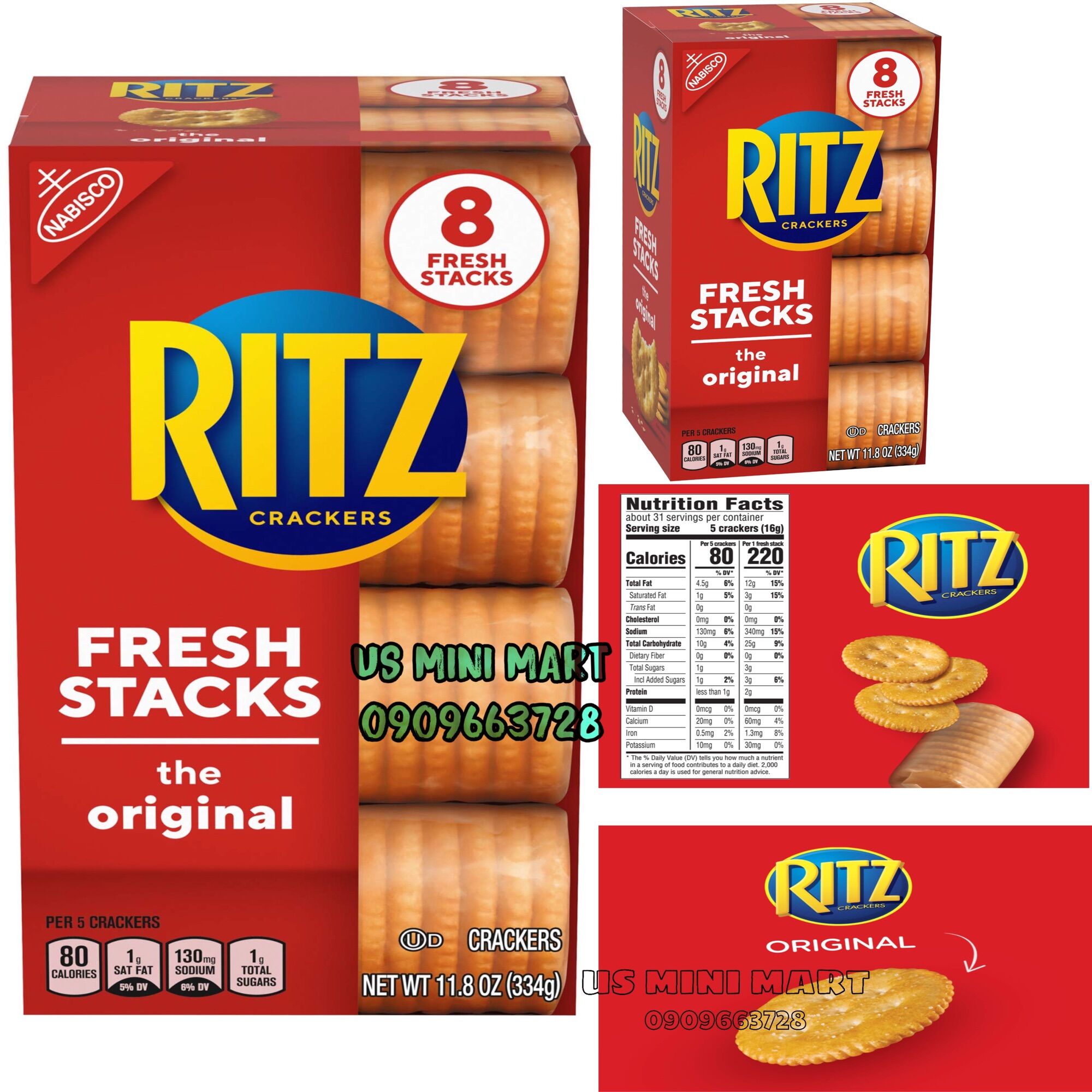 Bánh Ritz Original 334gr