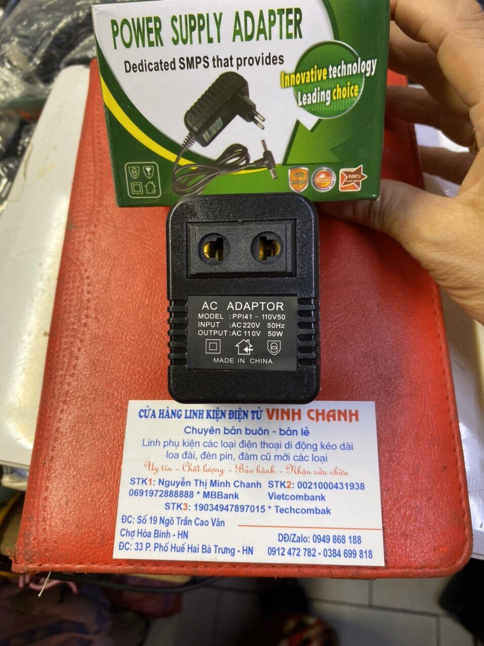 Bộ đổi nguồn 220v->100v 50w