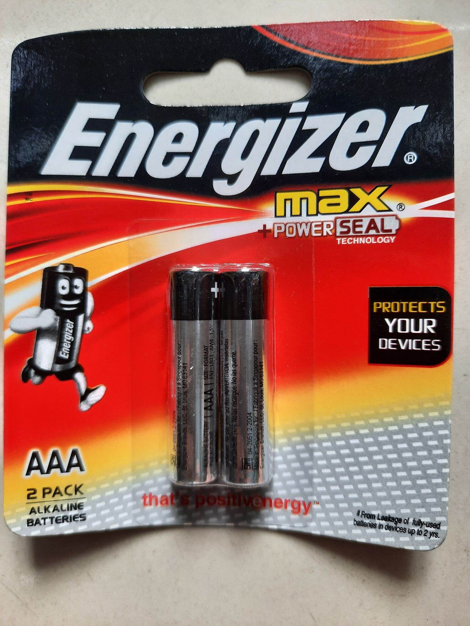 Vĩ 2 viên Pin Energizer 2A, 3A