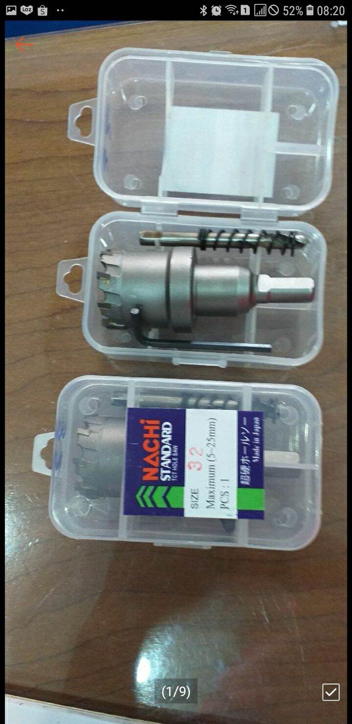 Mũi khoét inox gắn hợp kim