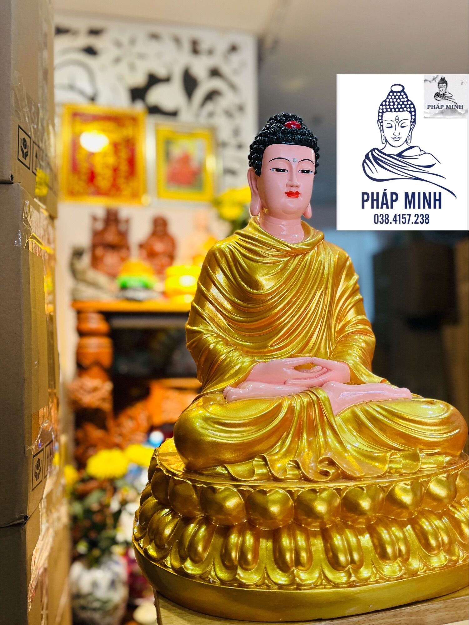 Tôn tượng bổn sư cao 50cm