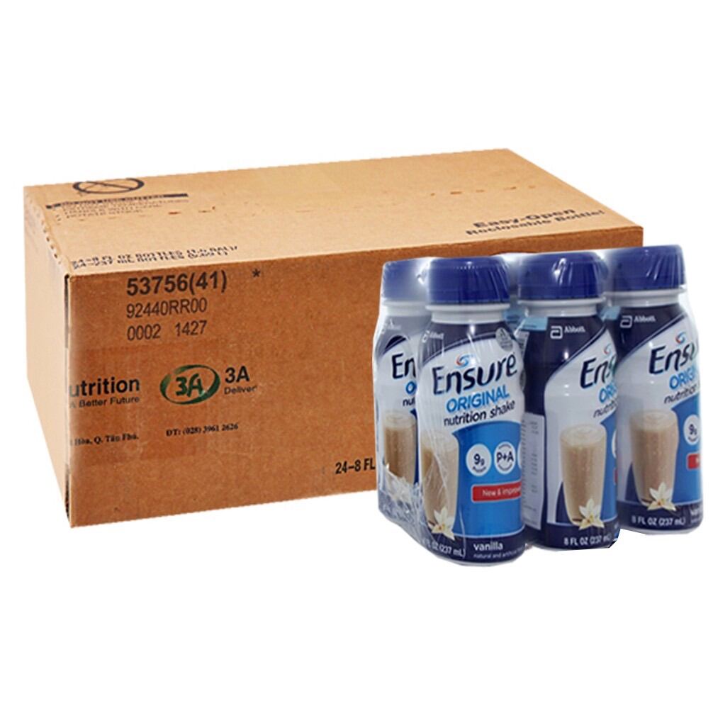 Thùng 24 chai sữa nước Ensure Abbot -237ml/ chai
