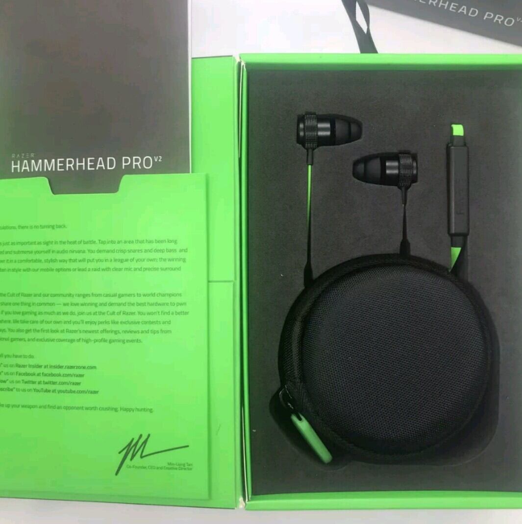 Tai nghe Gaming Razer hammerhead Pro V2