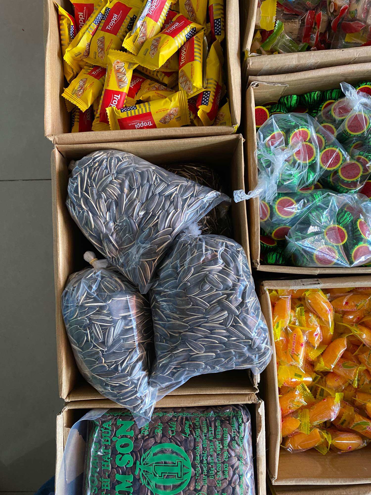 500g Hạt Hướng Dương Đóng Túi Zip