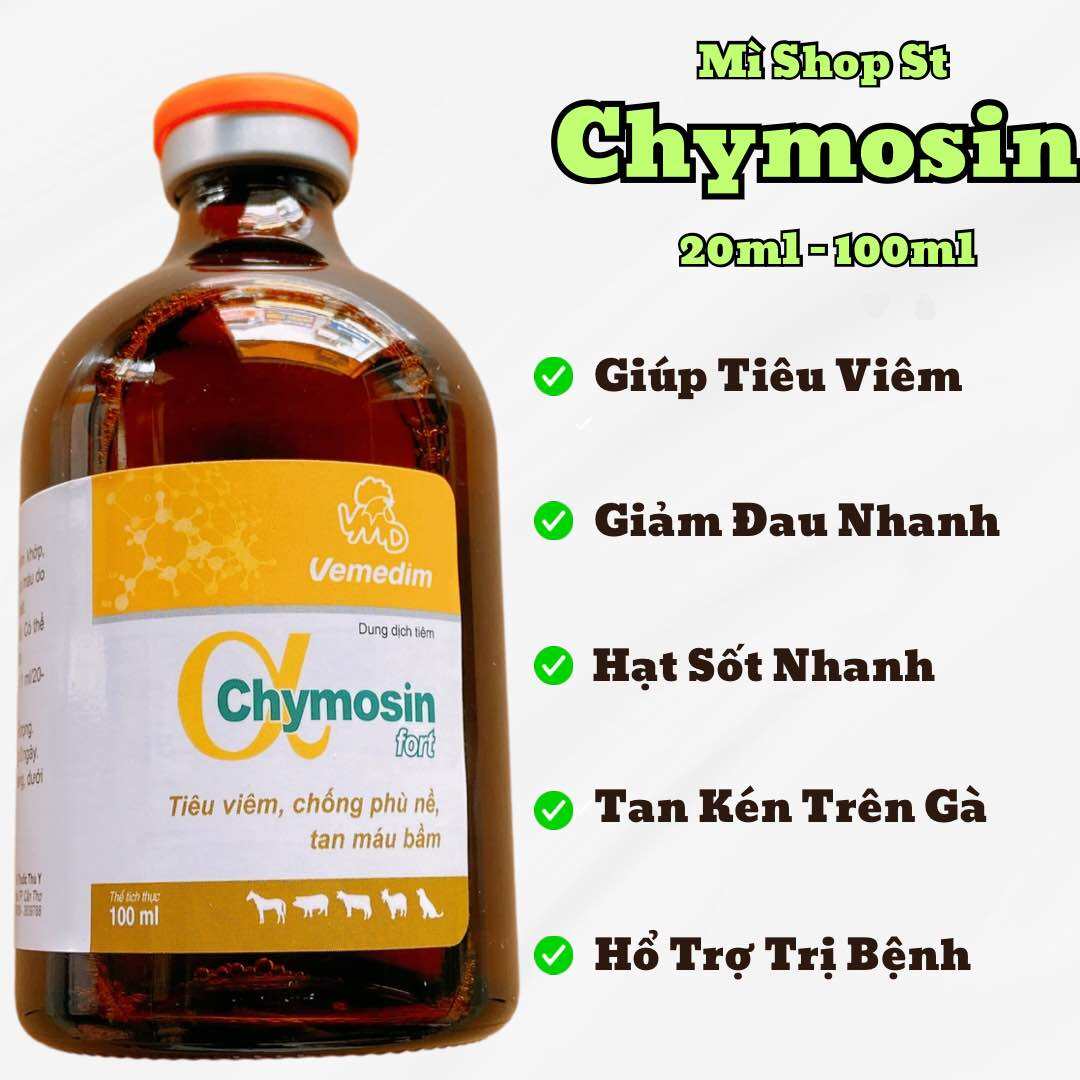 Chymosin lọ 20ml tiêu viêm, tan máu bầm gà đá