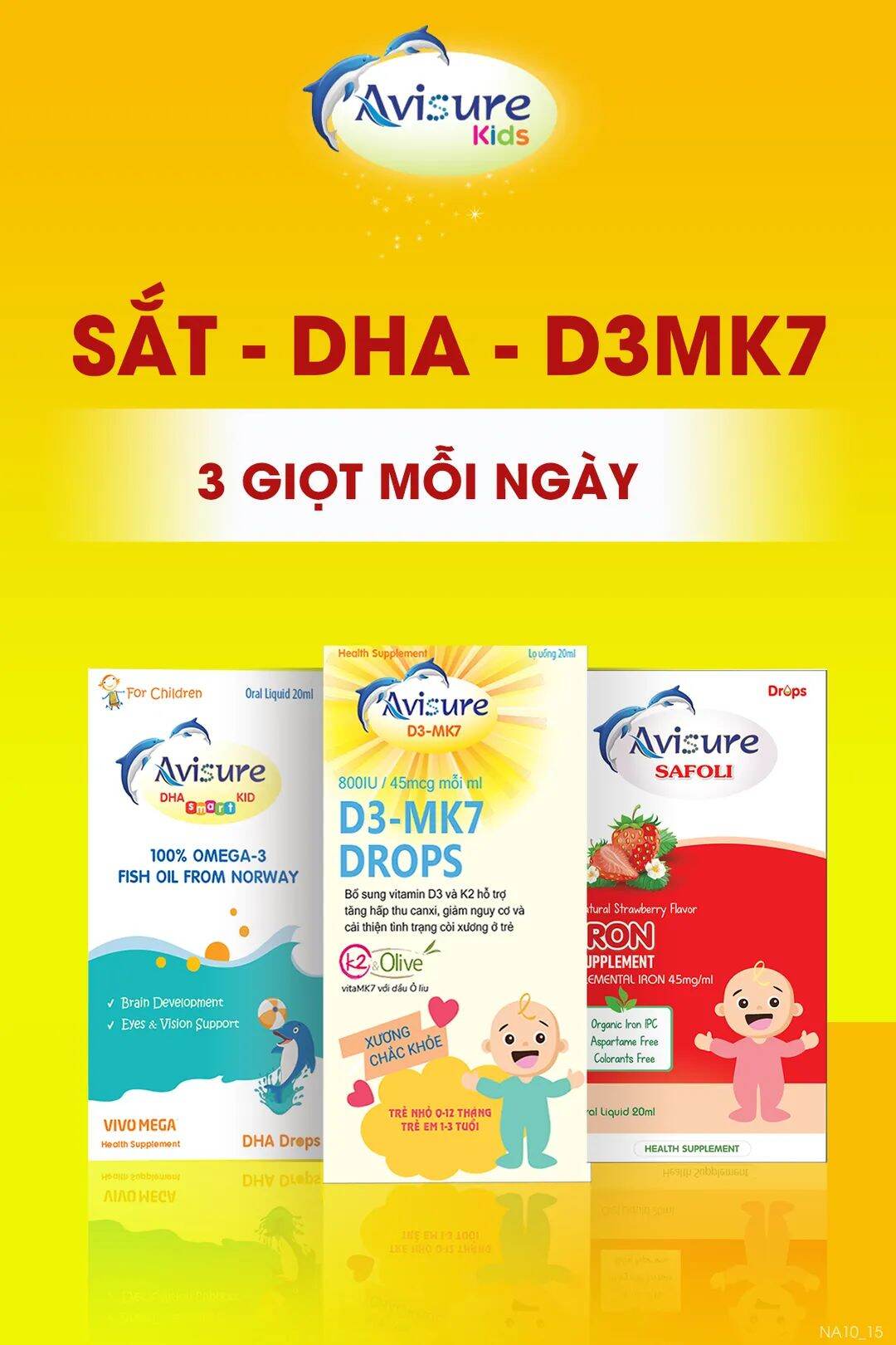 Siro bổ sung sắt - Avisure Safoli Drops 20ml