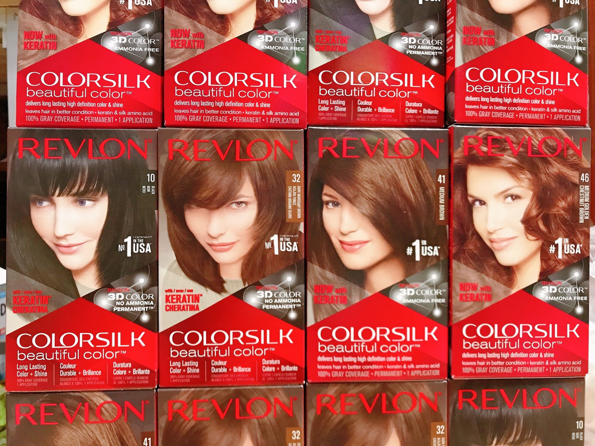 Thuốc nhuộm tóc phủ bạc Revlon-Mỹ