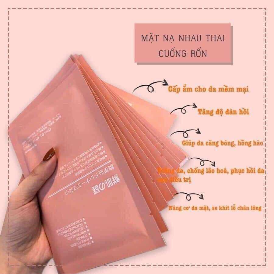 Mặt nạ nhau thai cừu Nhật Bản dưỡng da chống lão hóa dưỡng ẩm sáng da