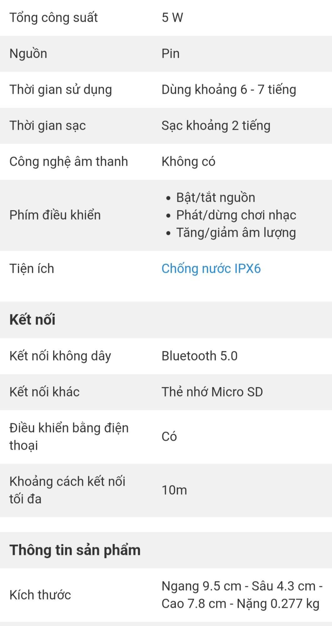 Loa Bluetooth Mozard S21 trưng bày 99%