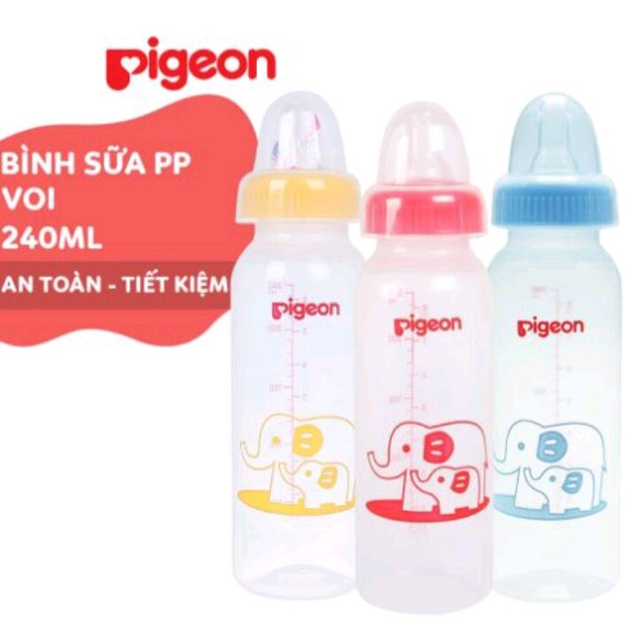 Bình sữa pigeon pp tiêu chuẩn 240ml