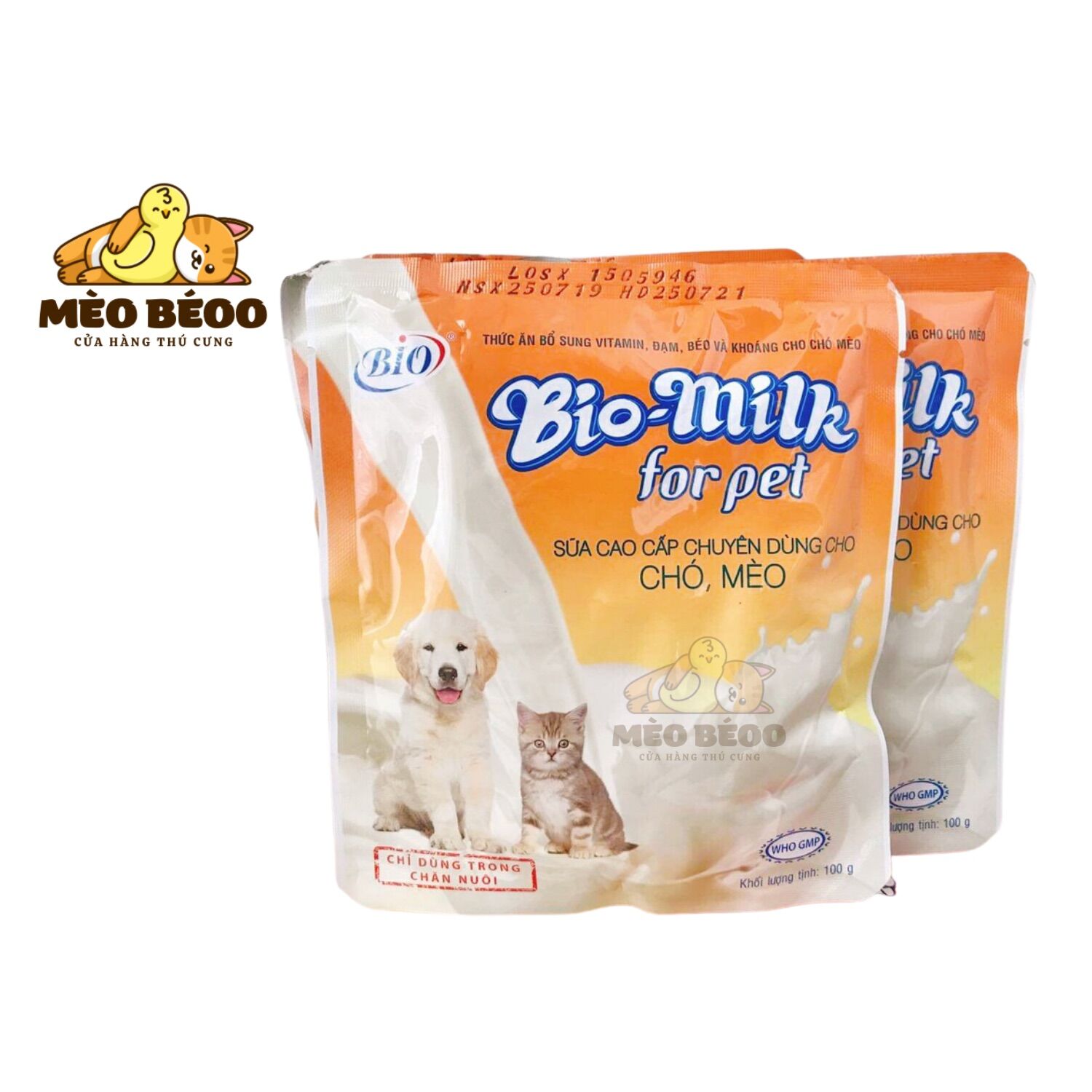 Sữa cho chó mèo Bio Milk for pet (100g)