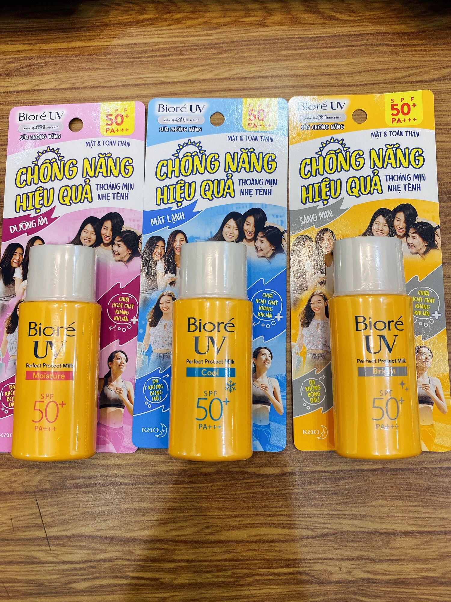 [HCM]Kem Chống Nắng Biore UV Perfect Protect Milk Cool