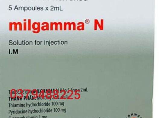 tiêm Milgamma n hộp 5 ống