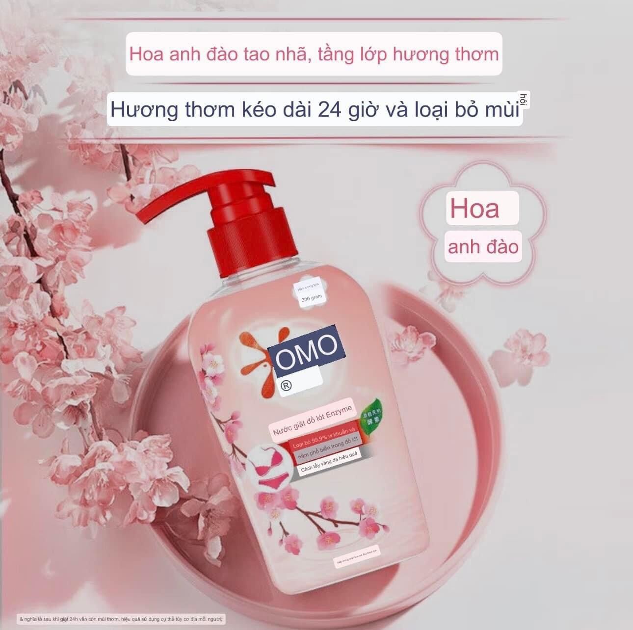 Nước giặt đồ lót omo