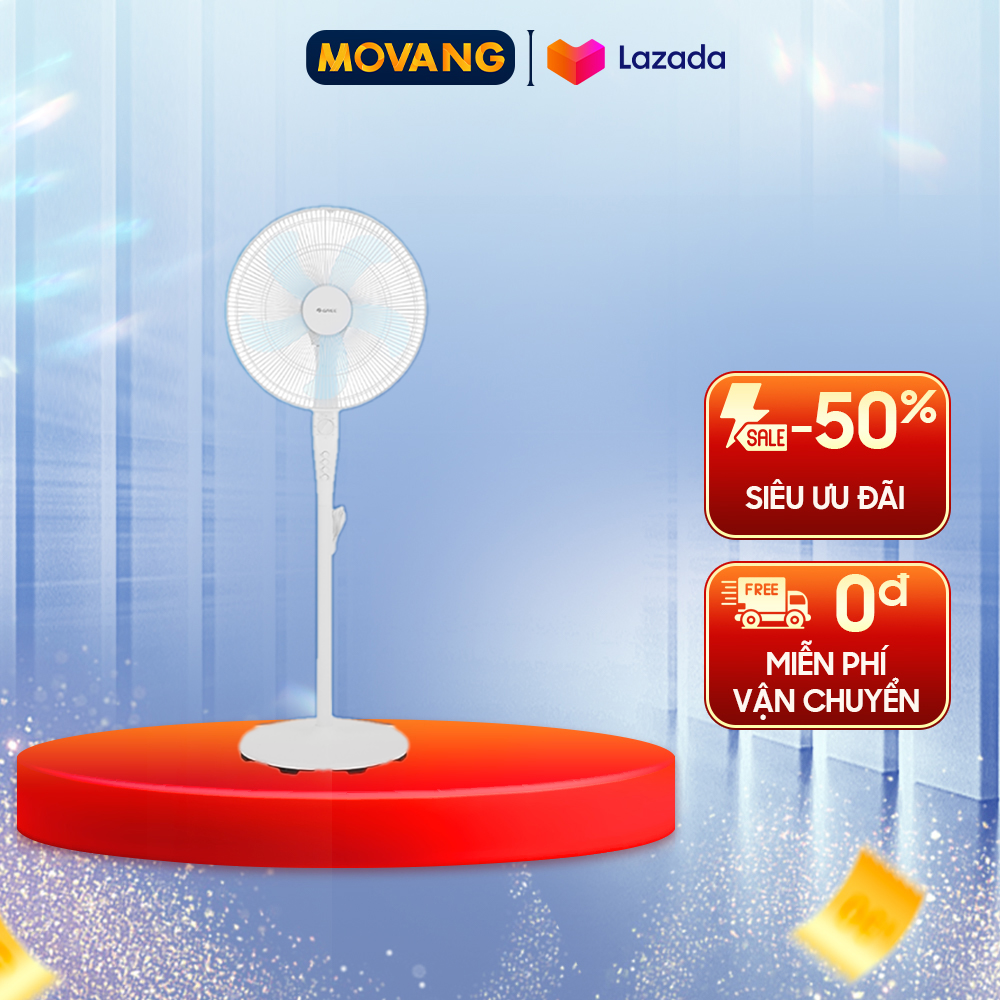 [GIAO TẠI HCM] - Quạt đứng Gree FDWK-4053H5 - Quạt 5 cánh Công suất 48W Chế độ hẹn giờ đến 2h vận hành êm ái phân tán gió đều và dễ vệ sinh