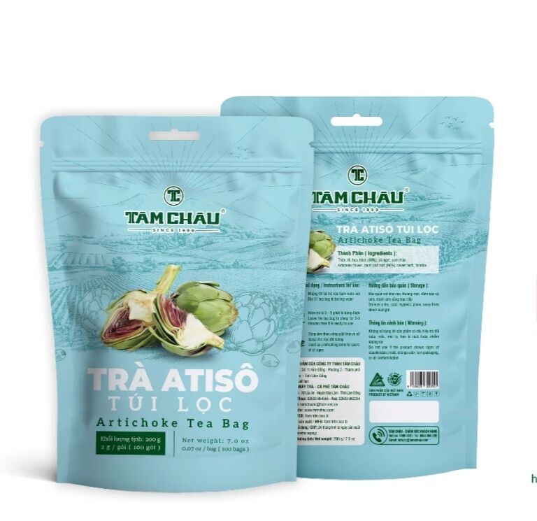 TRÀ ATISO TÂM CHÂU TÚI LỌC 100GÓI