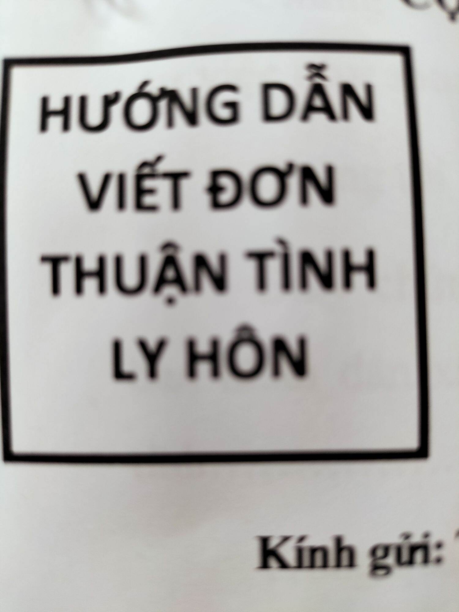 ĐƠN XIN LY HÔN và ĐƠN THUẬN TÌNH LY HÔN
