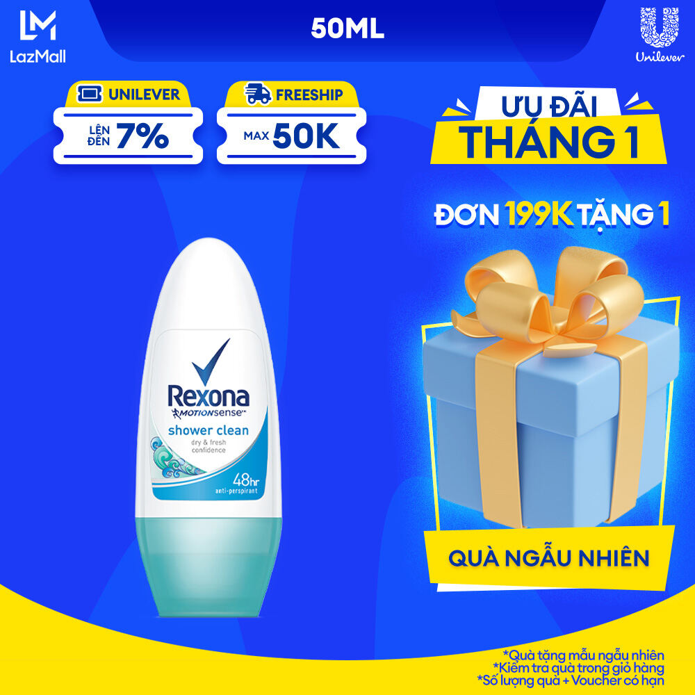 Lăn khử mùi Rexona Women 72H khô thoáng mát lạnh dành cho nữ 45 ml