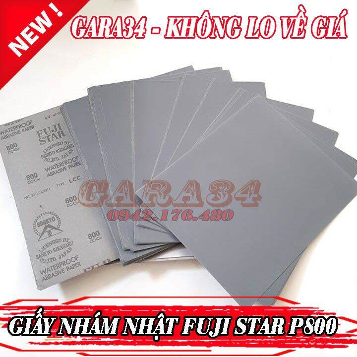 GIẤY NHÁM NƯỚC P800 - P400 - p600 - p1000 CHÀ SƠN SAMURAI