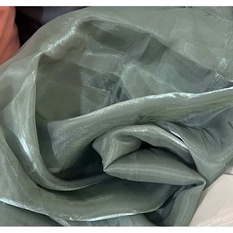 Vải Voan Tơ sống Organza óng ánh ( dòng cao cấp chất mềm đẹp) khổ 1.5m