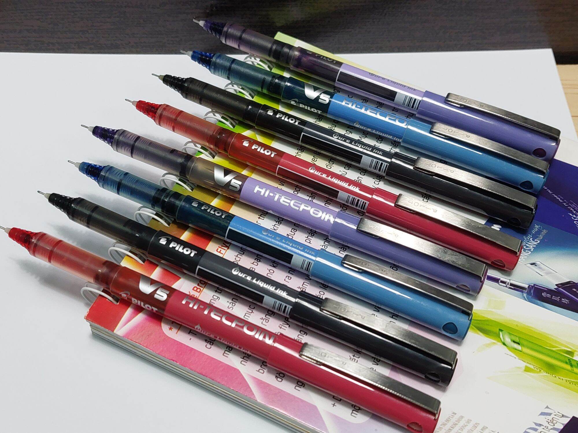 Bút lông kim Hi-techpoint BX-V5 Pilot (0.5mm)/ Made in Japan