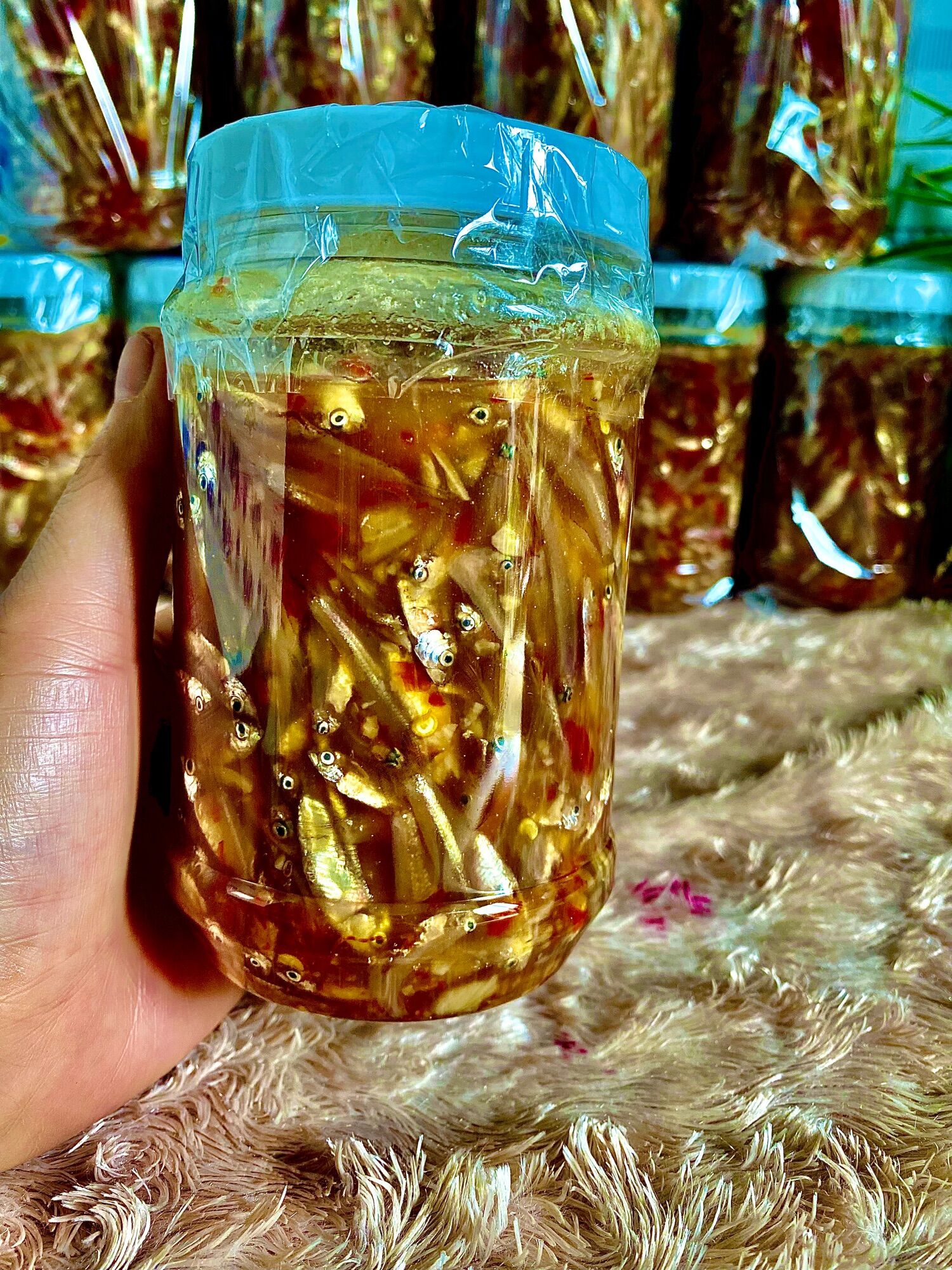 Mắm cá cơm hũ 500gam