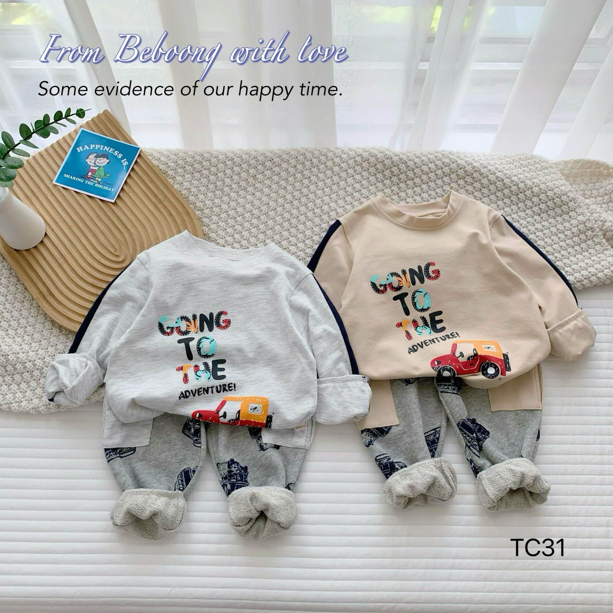 Set bộ ADVENTURE BT BeBoonq phong cách Hàn Quốc cho bé