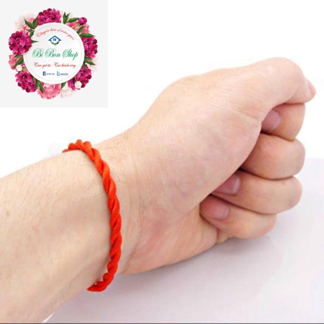 Vòng tay chỉ đỏ size 1.5mm
