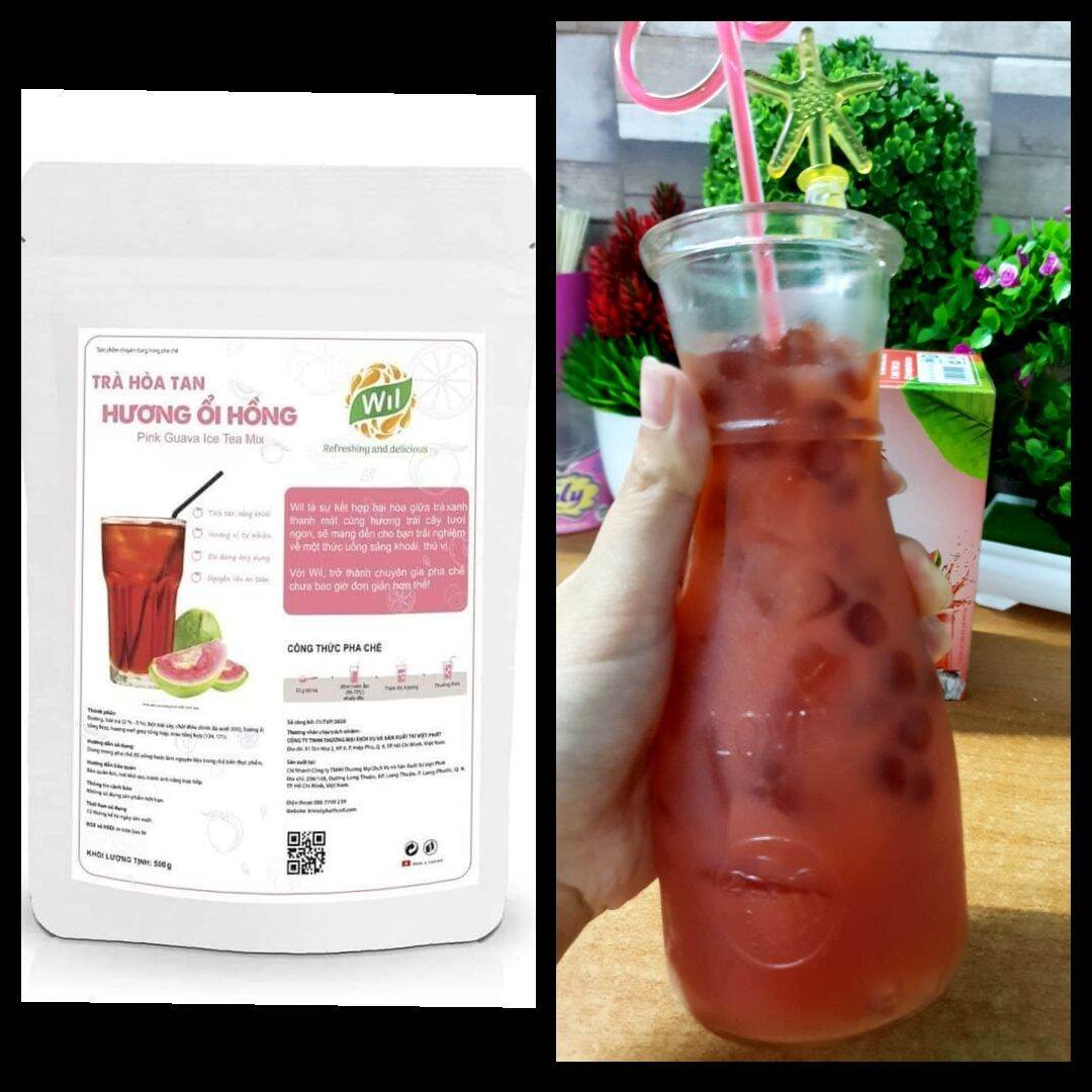 Bột trà hòa tan ổi hồng 500g