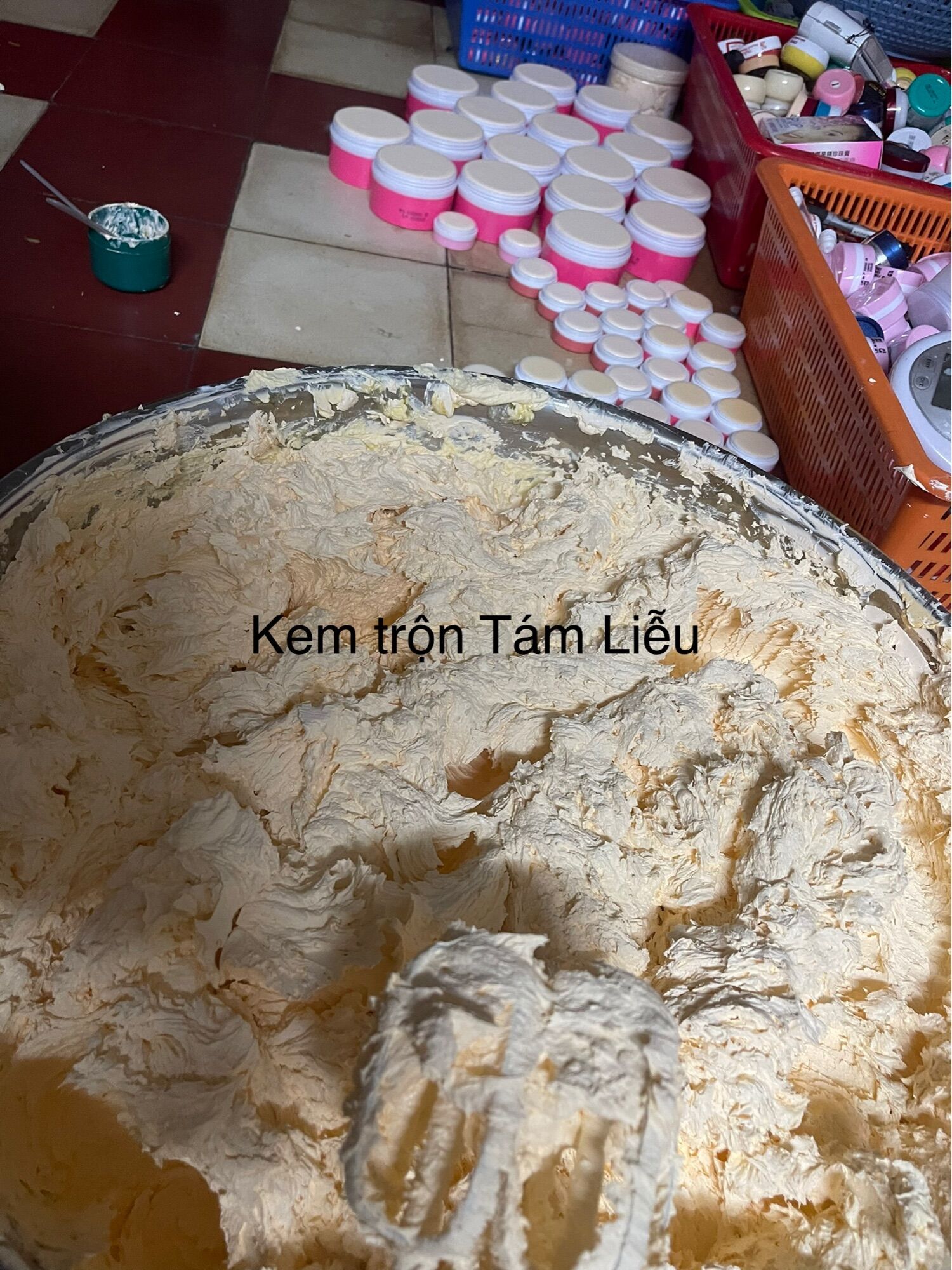 Kem trộn tám liễu
